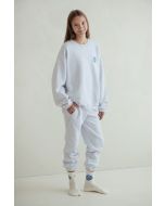 lunilou Kids vibe set stone grey - 7-8y