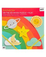Petit Collage Chunky Puzzle Rainbow 