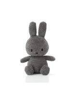 Miffy zeko mekana igračka Corduroy Grey, 23cm