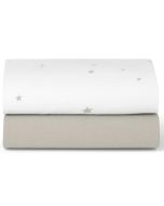Snuz® Plahte za SnuzPod kolijevke/ krevetiće - White/Star, 2 kom
