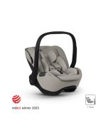 Silver Cross Glide Plus 360 Infant Car Seat Iconic Natural Taupe