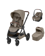Maxi-Cosi 3u1 kolica Oxford+ + košara Sense - autosjedalica Pebble 360 pro 2 AS- Twillic Truffle