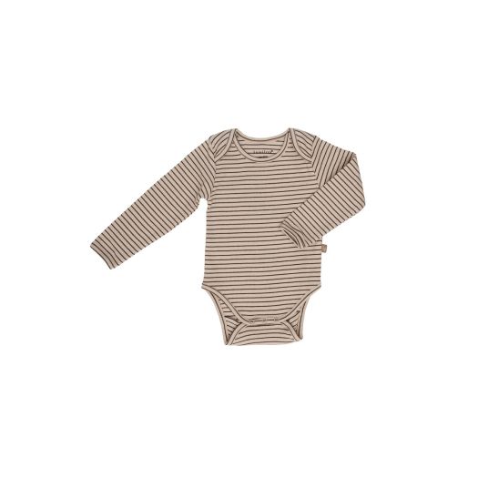 lunilou bodysuit l s stripes silver blue iced latte